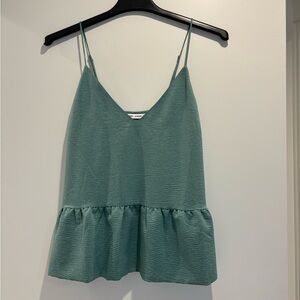 Samsoe Samsoe Blue Judith Peplum Top